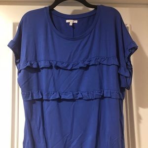 Maurices short sleeve royal blue shirt.